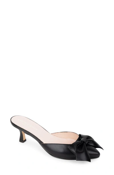 Patricia Green Malibu Kitten Heel Mule In Black