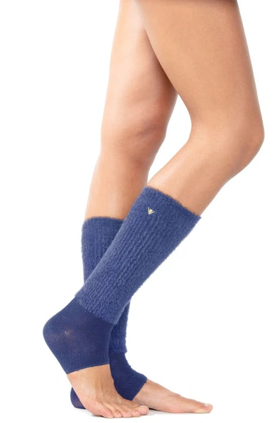 Arebesk Ringside Leg Warmers In Navy