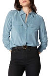 Equipment Signature Slim Fit Silk Button-up Shirt In Tapestry