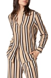 Equipment Essential Silk Button-up Shirt In Sesame Multi