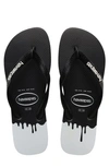 Havaianas Top Ink Flip Flop In White