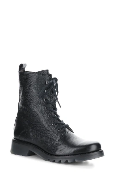 Fly London Reid Lace-up Boot In 003 Black Rio