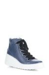 Fly London Dice Wedge Bootie In 003 Denim Dublin