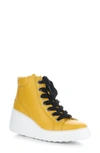 Fly London Dice Wedge Bootie In 002 Mustard Dublin