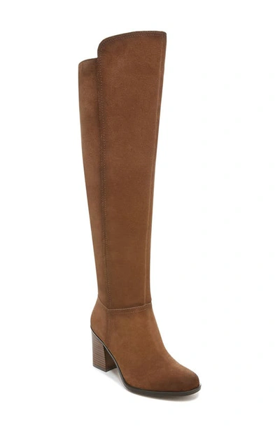 Naturalizer Kyrie Womens Suede Water Repellent Knee-high Boots In Brown