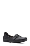 Clarks Rena Way Flat In Black