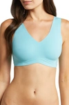 True & Co. True Body Lift V-neck Bralette In Sierra Mint