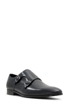Aldo Wilde Double Monk Strap Shoe In Black
