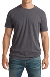 Rowan Asher Standard Slub Cotton T-shirt In Basalt