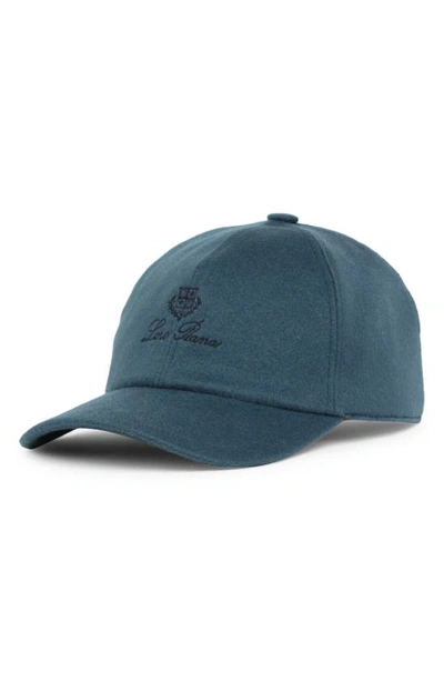 Loro Piana Storm System® Waterproof Cashmere Baseball Cap In Glory Blue