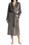 Barefoot Dreams Women's Luxechic Long Robe In Grey