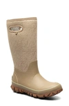 Bogs Whiteout Faded Waterproof Winter Boot In Taupe