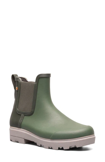 Bogs Holly Waterproof Chelsea Boot In Olive