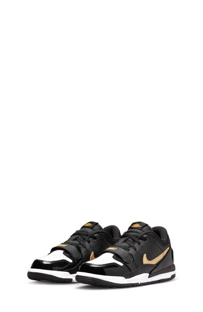 Nike Kids' Air Jordan Legacy 312 Low Trainer In Black/ Metallic Gold