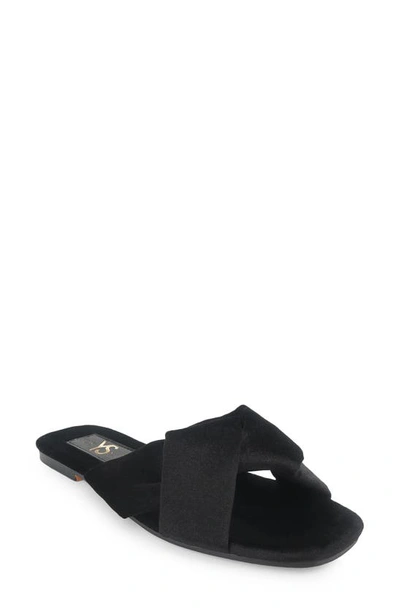 Yosi Samra Nancy Velvet Slide In Black