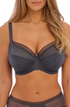 Fantasie Fusion Underwire Side Support Bra In Slate