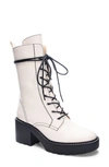 Chinese Laundry Harker Combat Lug Boot In Cream