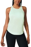 Sweaty Betty Breathe Easy Run Tank Top In Pearl Blue