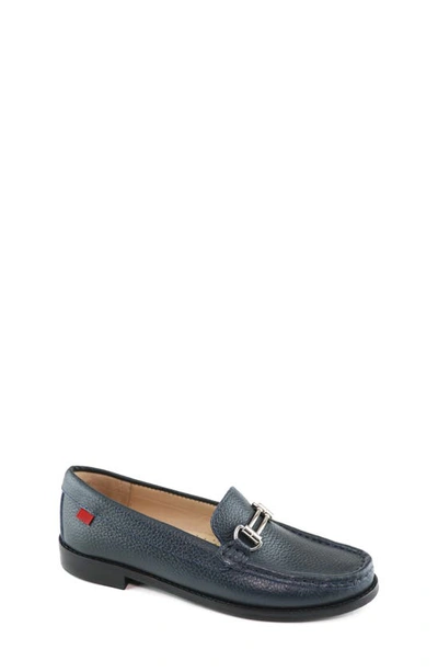 Marc Joseph New York Kids' Park Ave Loafer In Navy Grainy