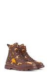 Camper Brutus Boot In Brown/ Yellow