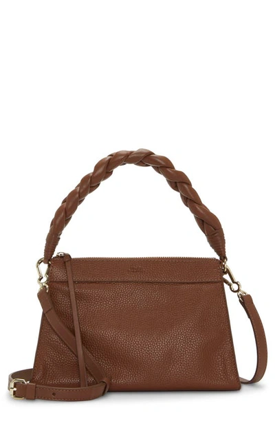 Vince Camuto Chlor Leather Crossbody Bag In Coco Bisquit Windsor