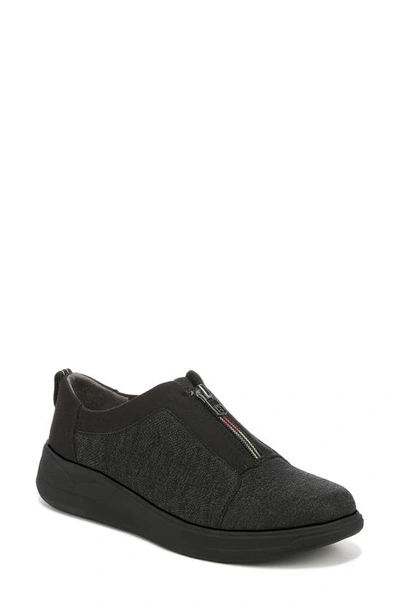 Bzees Take It Easy Sneaker In Black / Black Shimmer Fabric