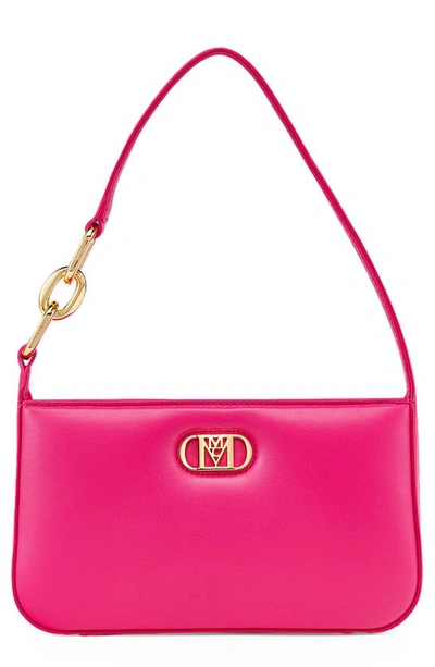 Mcm Mode Travia Mini Lambskin Shoulder Bag In Pink