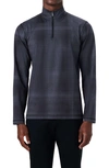 Bugatchi Men's Anthony Quarter-zip Pullover In Graphite