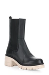 Bos. & Co. Brunas Waterproof Chelsea Boot In Black/ Pink Feel/ Elastic