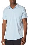 Cuts Trim Fit Cotton Blend Polo In Sky