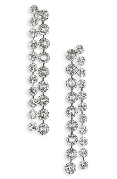 Isabel Marant Women's Boucle D'oreill Glass Crystal Chandelier Earrings In White
