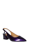 J. Reneé J.renée Shayanne Slingback Pointed Toe Pump In Purple