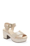 CHOCOLAT BLU GINNY ANKLE STRAP PLATFORM SANDAL