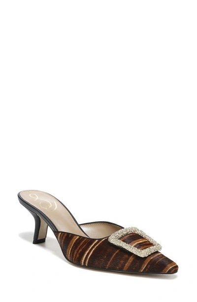 Sam Edelman Brit Pump In Brown Stripe Brahma