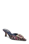 Sam Edelman Brit Pump In Mulberry Silk