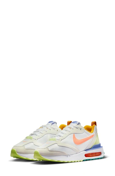 Nike Air Max Dawn Sneaker In White/peach Cream