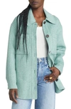 Rails Connie Jacket Kelly Herringbone In Blue-lt
