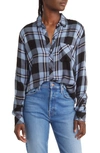 Rails Hunter Plaid Shirt - Current Onyx White In Current Onyx White