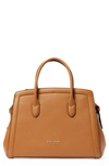 Kate Spade Medium Knott Leather Satchel In Bungalow