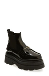 Alexander Wang Carter Platform Chelsea Boots In Black