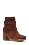 Clarks Clarkwell Hall Ankle Boot In Brown
