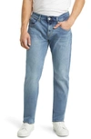 7 For All Mankind The Straight Straight Leg Jeans In Bay Blue