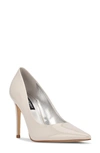 Nine West Fresh Pointed Toe Pump In Ivory Patent