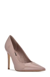 Nine West Fresh Pointed Toe Pump In Light Pink Patent