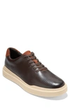 Cole Haan Men's Grandpr Rally Laser Cut Lace Up Sneakers In Chocolate