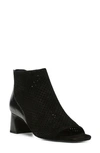 Nydj Gabbe Open Toe Bootie In Black