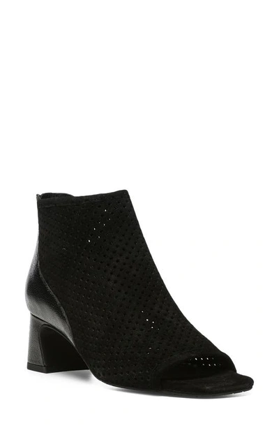 Nydj Gabbe Open Toe Bootie In Black