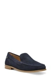 Nydj Tacie Reptile Embossed Leather Loafer In Blue