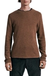 Rag & Bone Men's Collin Wool Crew Sweater In Camel