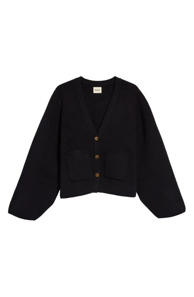 Khaite The Scarlet Cardigan In Black